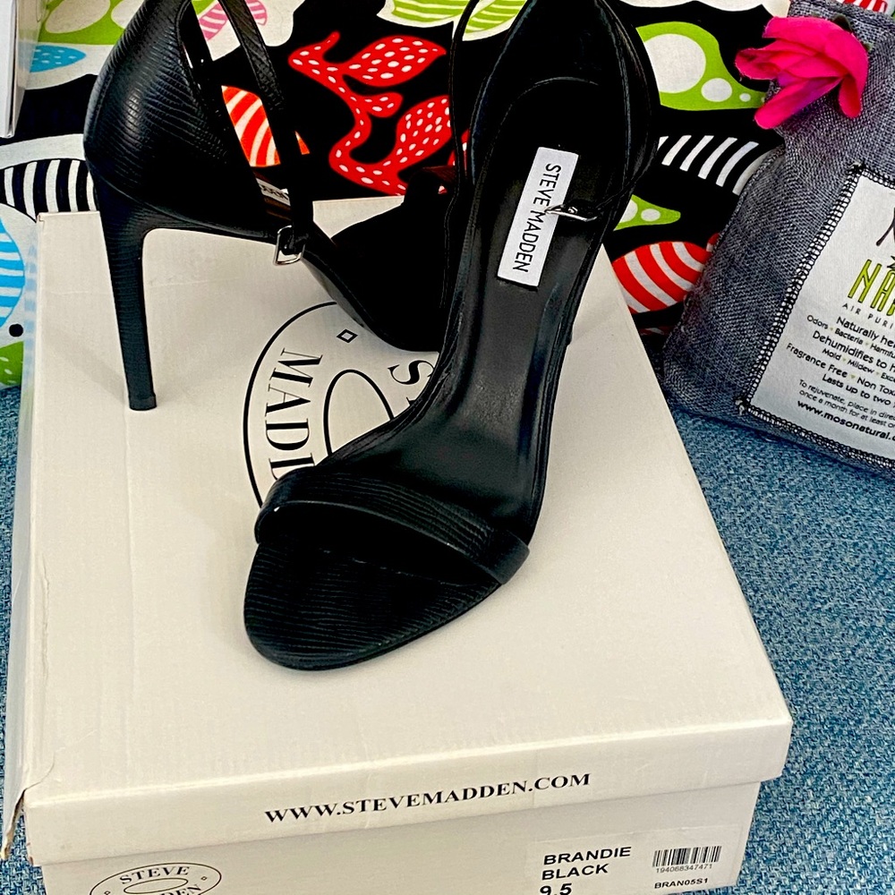 Brandi black heels by Steve Madden